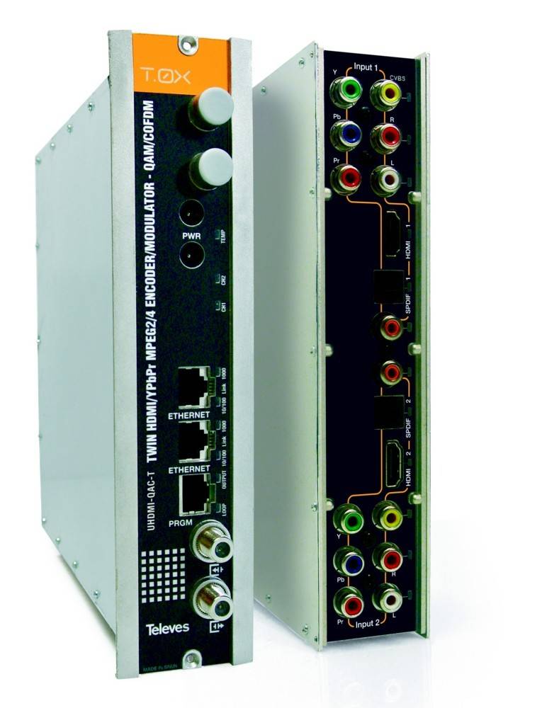 Televes T0X-TWIN-Modulator UHDMI-QAC-T