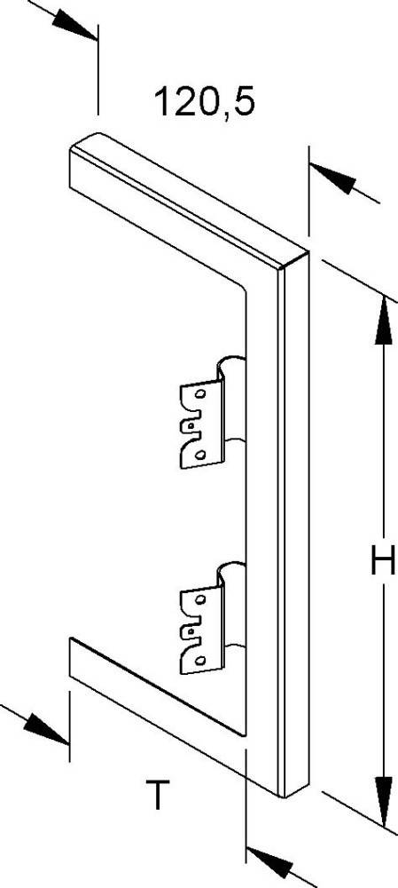 Niedax GK-Wandabschlussblende DWB 220T100 R