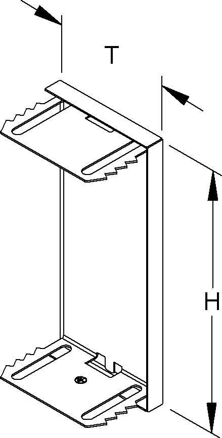 Niedax GK-Endabschlussdeckel GADU 213T60 R