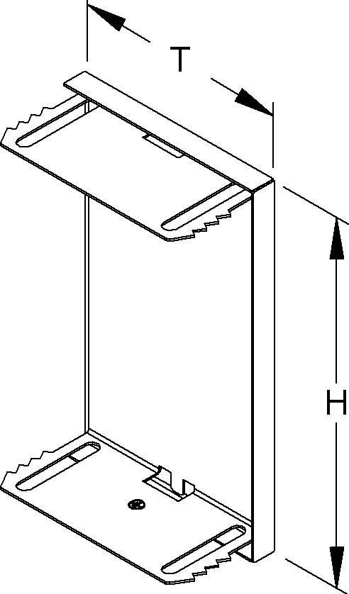 Niedax GK-Endabschlussdeckel GADU 213T80 R