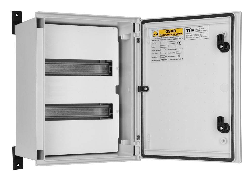 GSAB Elektrotechnik GfK-Wandschrank IP65 43W400V2