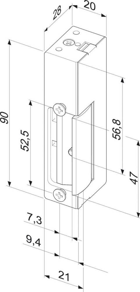 Assa Abloy effeff Türöffner Universal 24----------D11