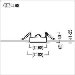 Zumtobel Group Planarrahmen PANOS INF #60800786