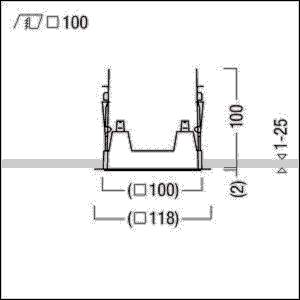 Zumtobel Group Planarrahmen PANOS INF #60800787