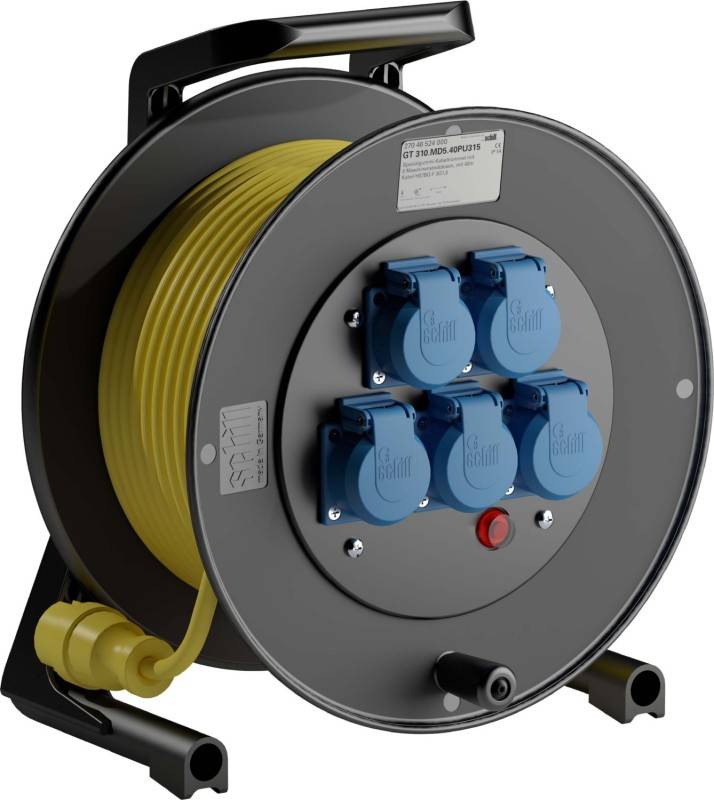 Schill Spezialgummi-Kabeltrommel GT 310.MD5.40PU315