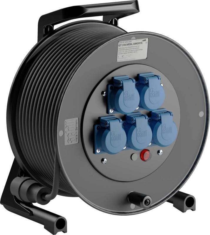 Schill Spezialgummi-Kabeltrommel GT 310.MD5L.50KS315