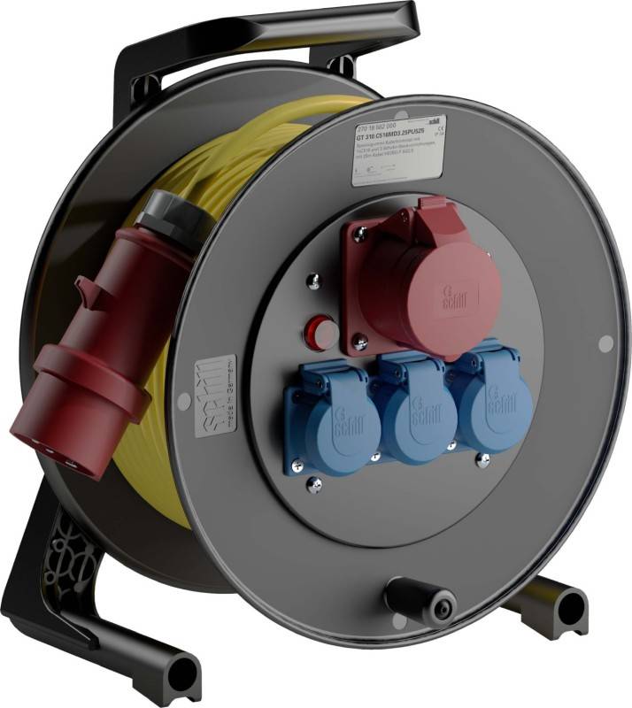 Schill Spezialgummi-Kabeltrommel GT 310C516MD325PU525