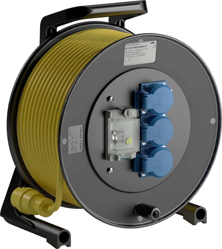 Schill Spezialgummi-Kabeltrommel GT 310FIMD350PU315