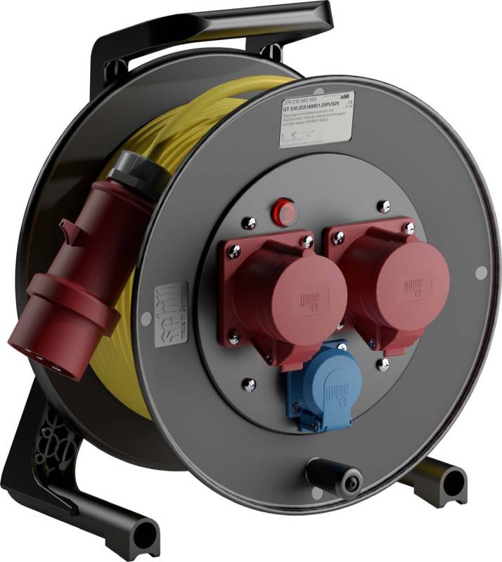 Schill Spezialgummi-Kabeltrommel GT3102C516MD125PU525