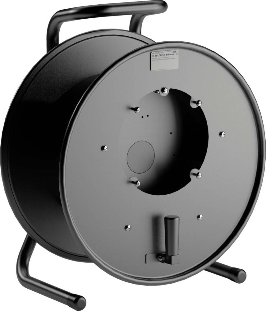 Schill Stahlblech-Kabeltrommel HT 381.OFFEN-SCHWARZ