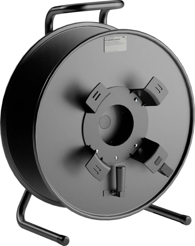 Schill Stahlblech-Kabeltrommel HT480RM-sw-Klettband