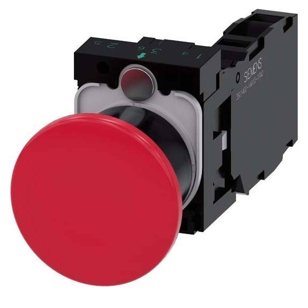 Siemens Dig.Industr. Pilzdrucktaster 3SU1100-1BA20-1FA0