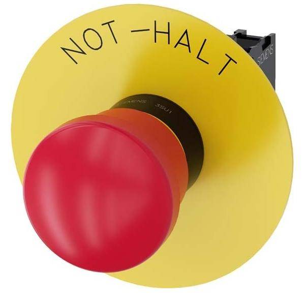 Siemens Dig.Industr. Not-Halt-Pilzdrucktaster 3SU1100-1HA20-1CH0