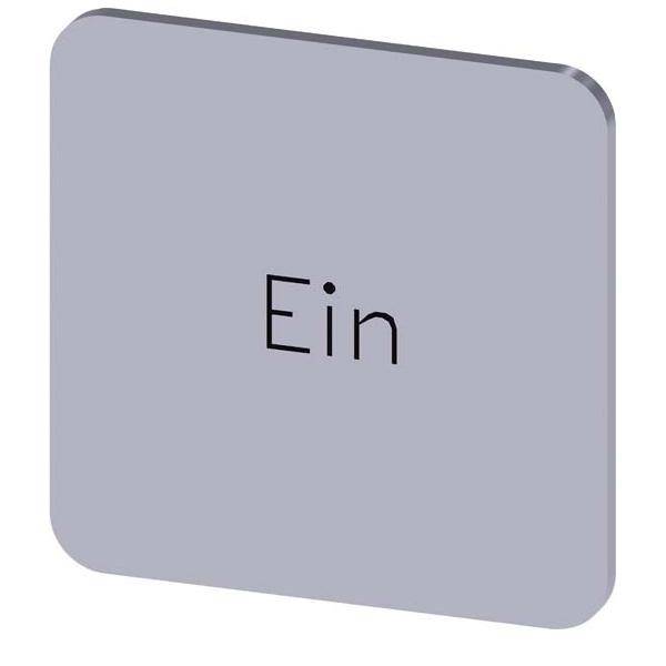 Siemens Dig.Industr. Bezeichnungsschild 3SU1900-0AF81-0AB0