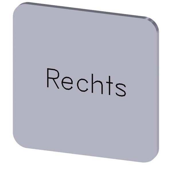Siemens Dig.Industr. Bezeichnungsschild 3SU1900-0AF81-0AH0