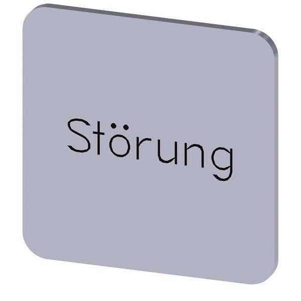 Siemens Dig.Industr. Bezeichnungsschild 3SU1900-0AF81-0AQ0