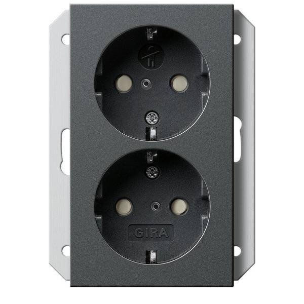 Gira Doppeldose SCHUKO 273128