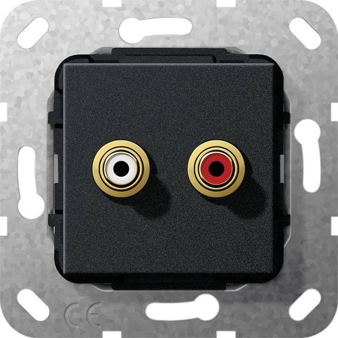 Gira Cinch Audio Lötanschluss 563210