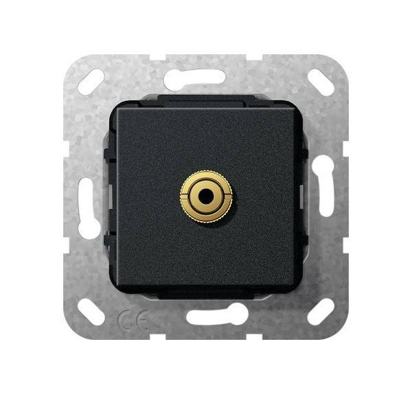 Gira Miniklinke 3,5mm sw matt 564910