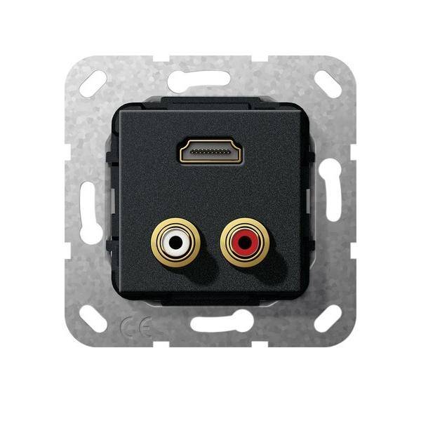 Gira UP Tragring HDMI+C Audio 567410