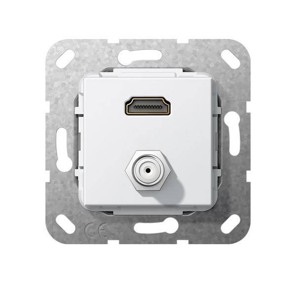 Gira UP Tragring HDMI und SAT 567503