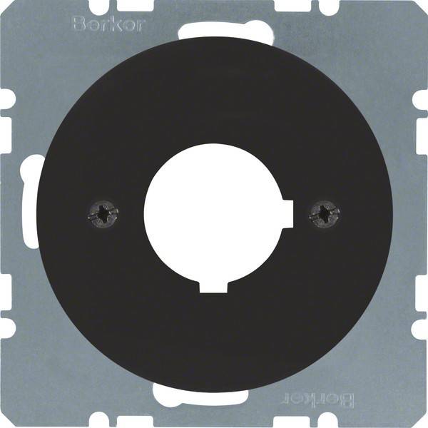 Berker Zentralplatte sw/gl 14322045