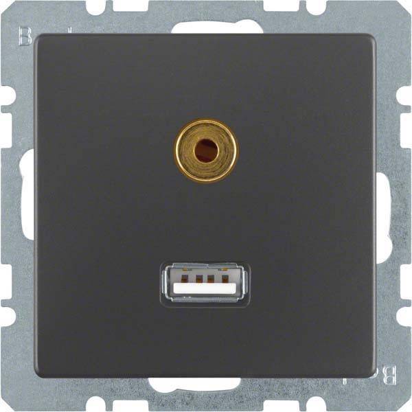 Berker USB/3,5mm Audio Steckdose 3315396086