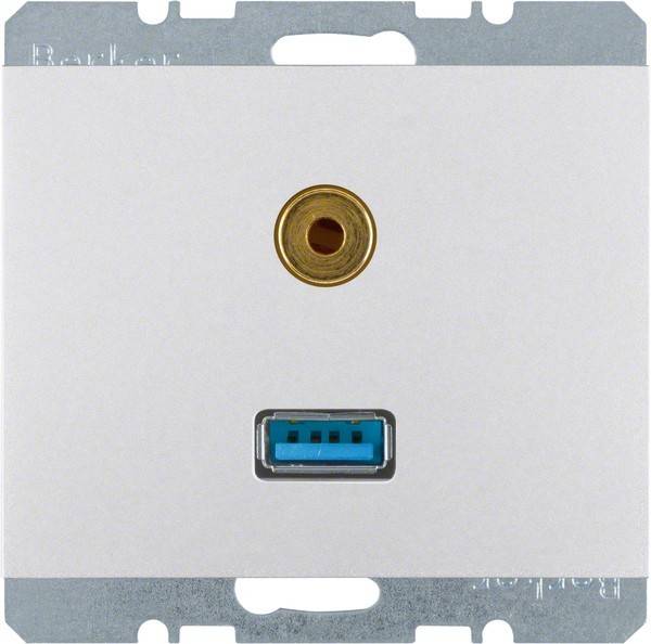Berker USB/3,5mm Audio Steckdose 3315397003