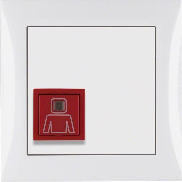 Berker Ruftaster pows/gl 52068989