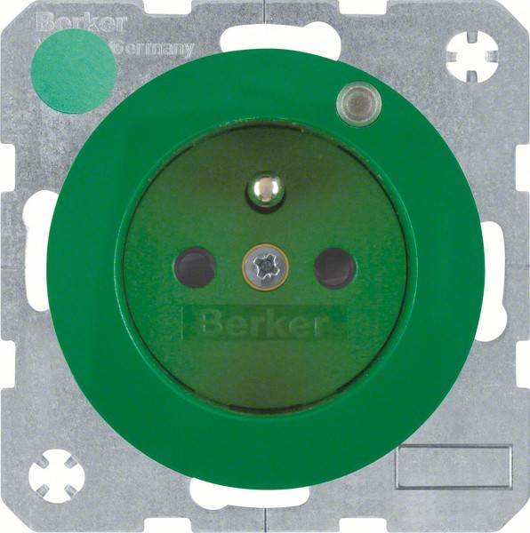 Berker Steckdose gn/gl 6765092003