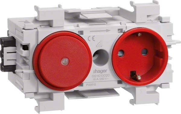 10 Stk. Tehalit Steckdose und Schalter GS11013020