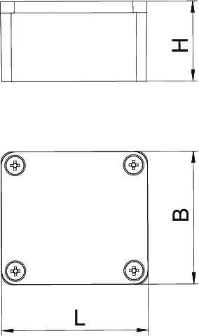 OBO Bettermann Aluminiumleergehäuse Mx 060503 SGR