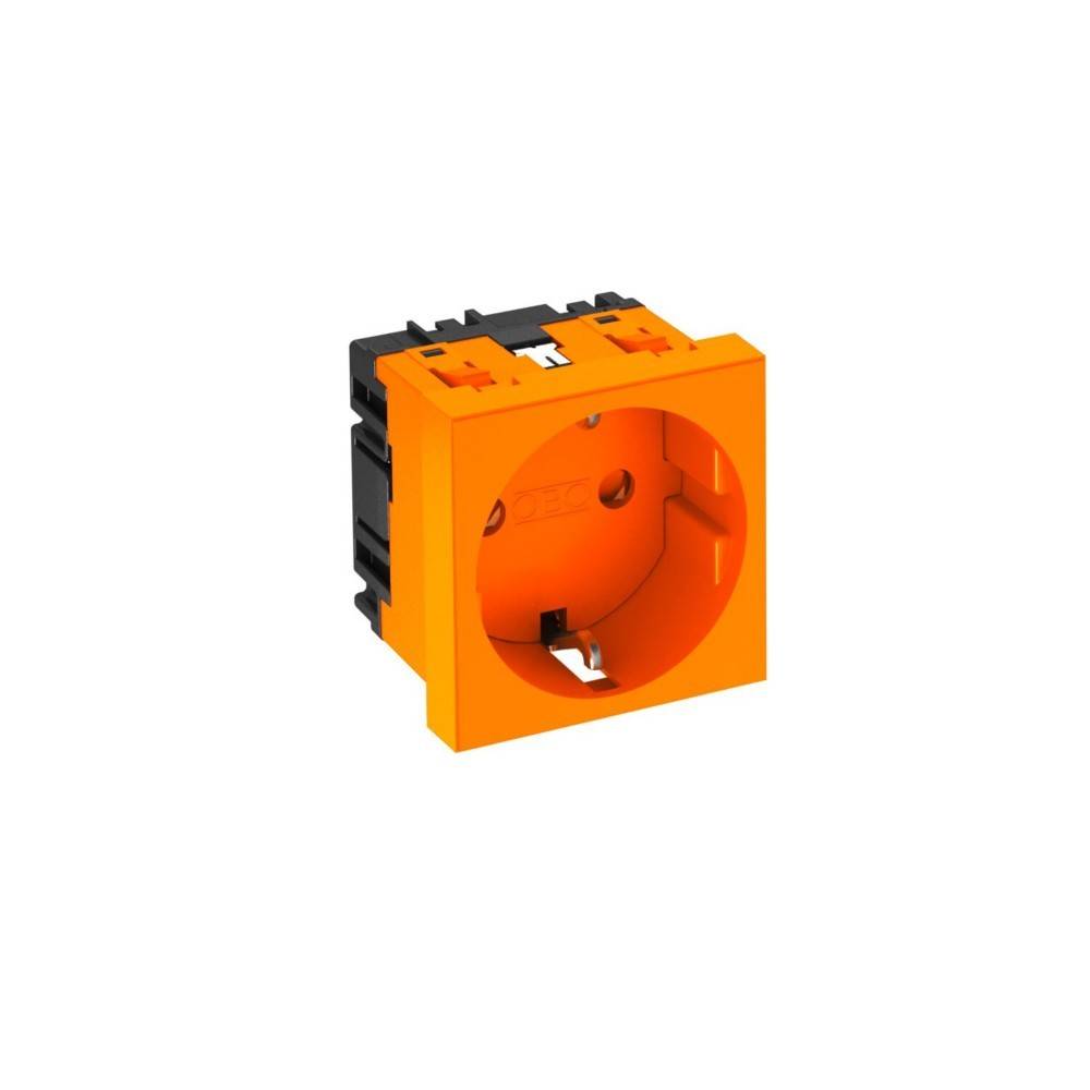 OBO Bettermann Steckdose 0 Grad, 1-fach STD-D0 ROR1