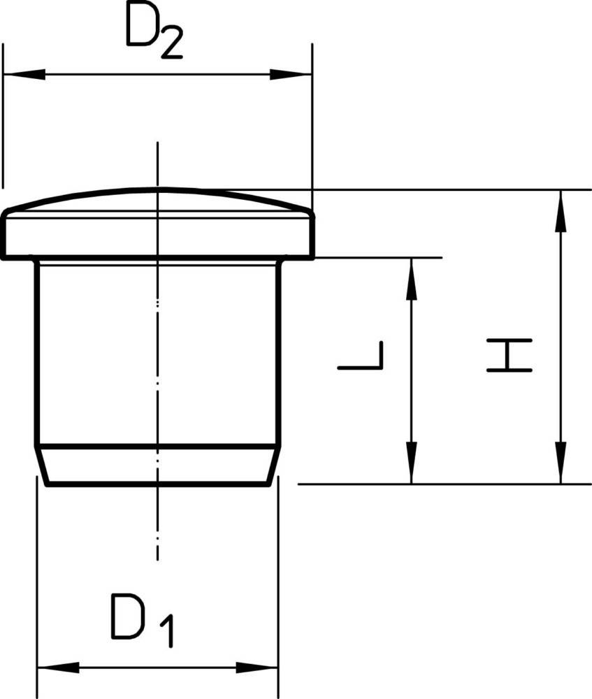 OBO Bettermann Verschlussstopfen 107VS VM 35 PA
