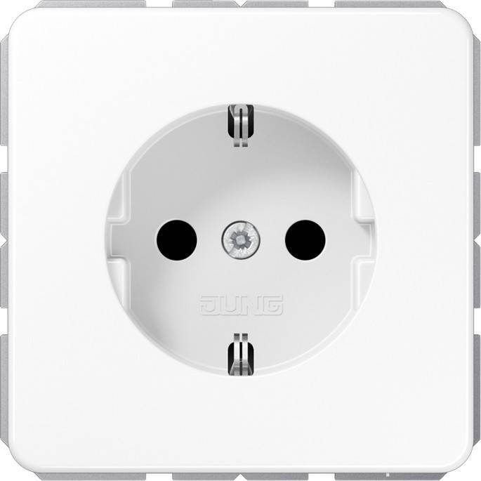 Jung SCHUKO-Steckdose o. Kralle CD 1520 NBFKI WW