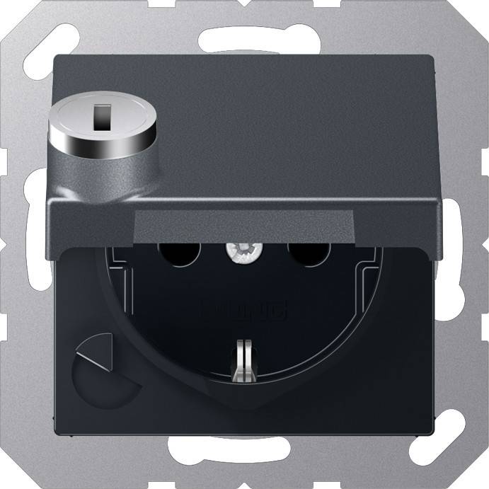 Jung SCHUKO-Steckdose 16A 250V A 1520 BFKLSL ANM