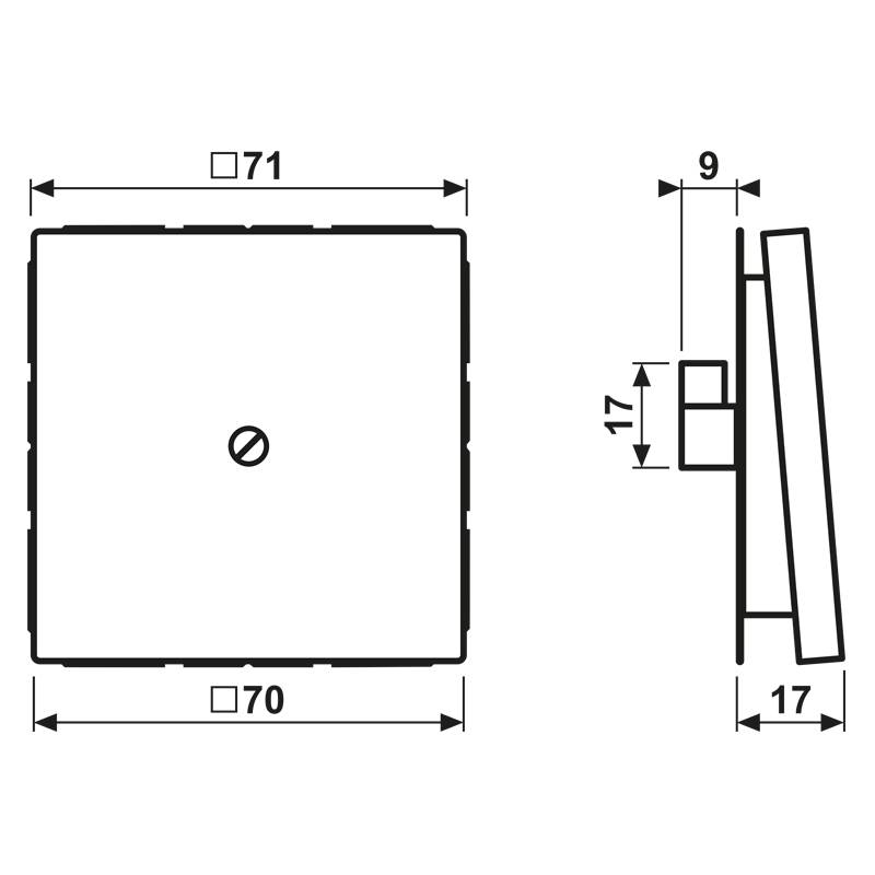 Jung Leitungsauslass AL 2990 A D