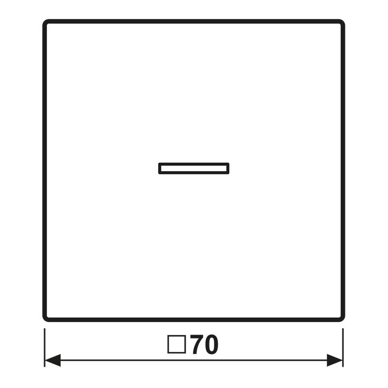 Jung Wippe Sym.LICHT/Lichtl.gl GCR 2990 KO5 L