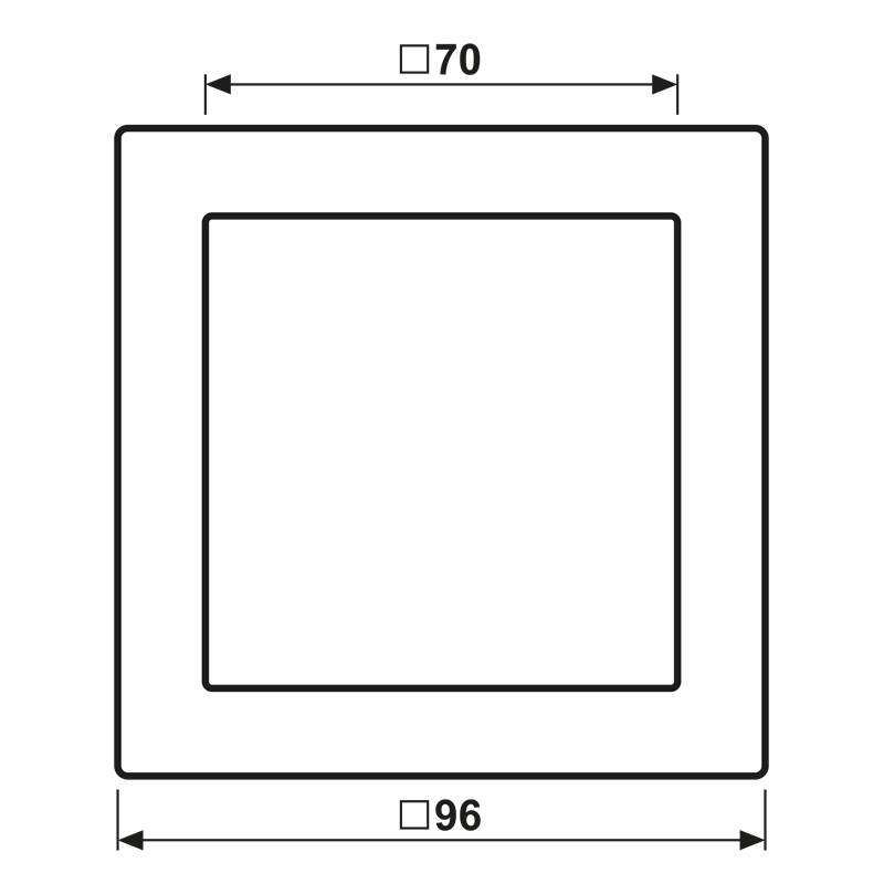 Jung Rahmen 1-fach anth FDAL 2981 AN