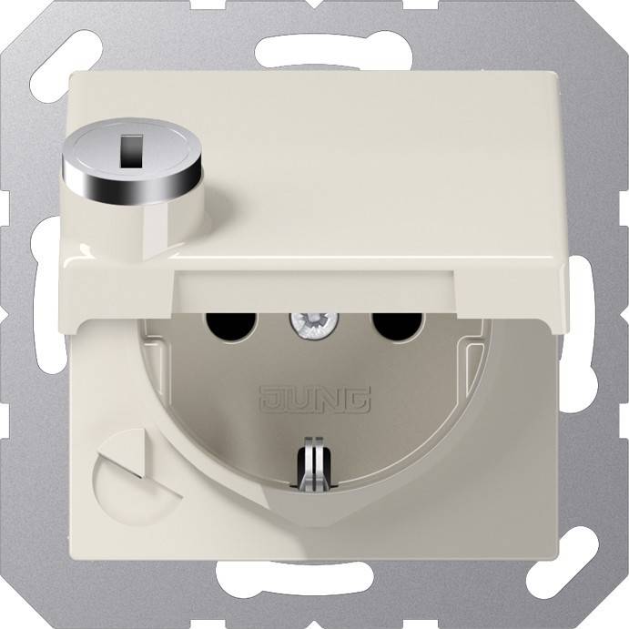 Jung SCHUKO-Steckdose 16A 250V AS 1520 BFKLSL