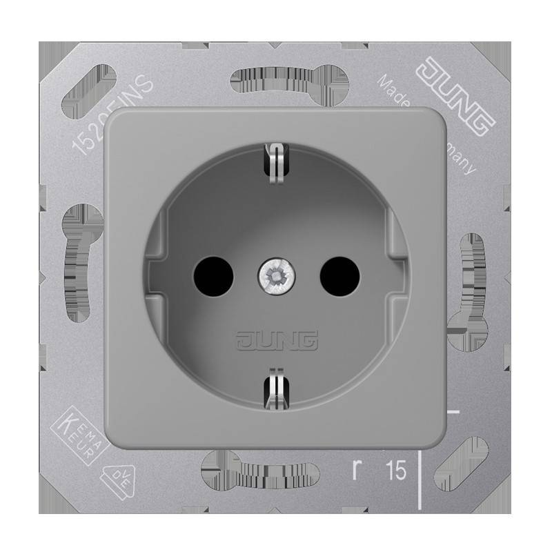 Jung SCHUKO-Steckdose 16A 250V CD 5120 BF GR