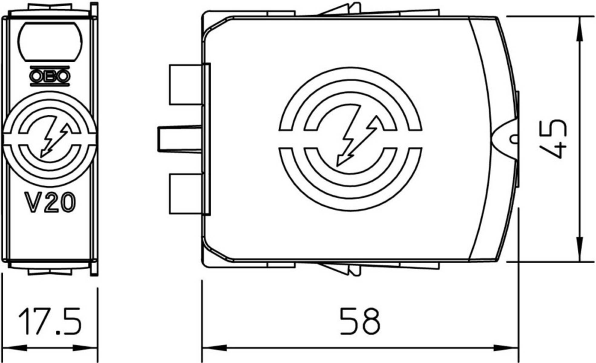 OBO Bettermann SurgeController V20 V20-0-280