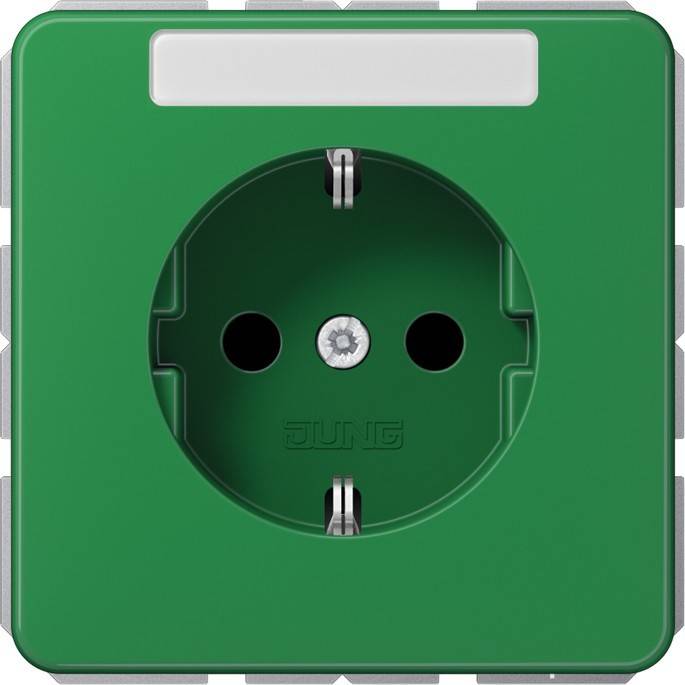 Jung SCHUKO-Steckdose CD 1520 BFKINA GN