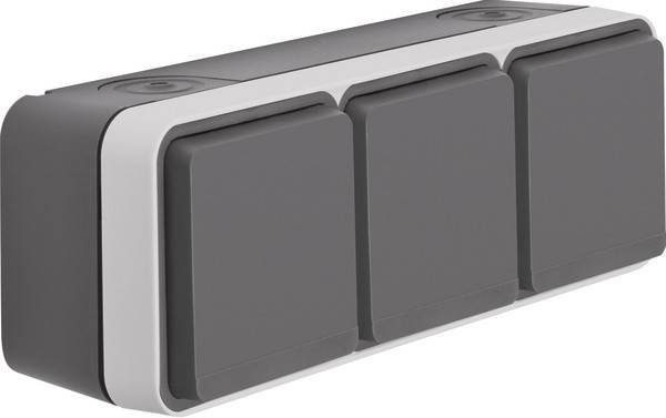 Berker 3fach-Steckdose lgr 6768833515