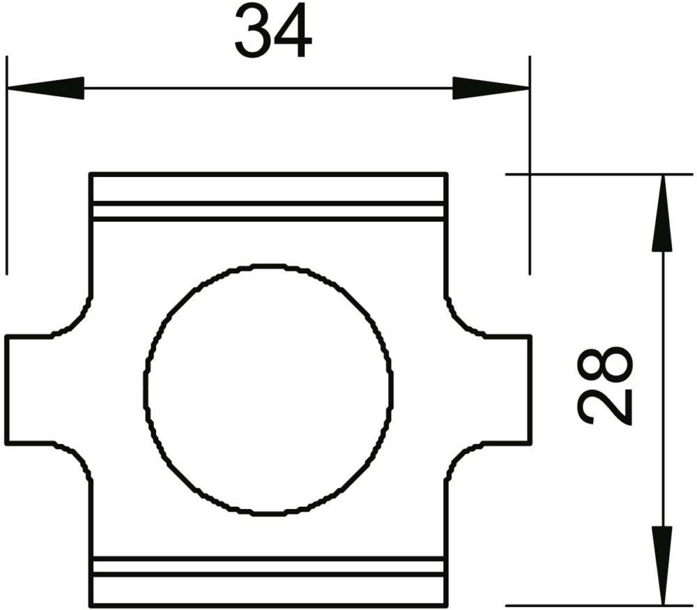 25 Stk. OBO Bettermann Stoßstellenverbinder GSV 34 FTK LGR
