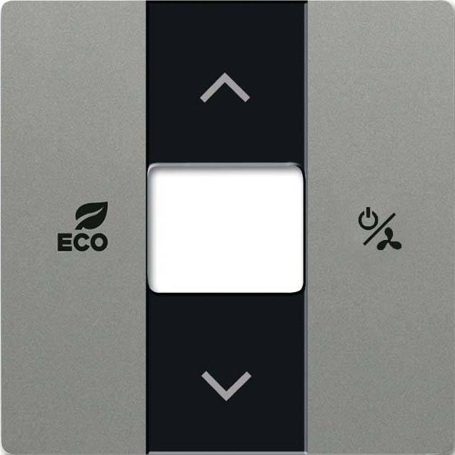 Busch-Jaeger Zentralscheibe grau/met 6236-803