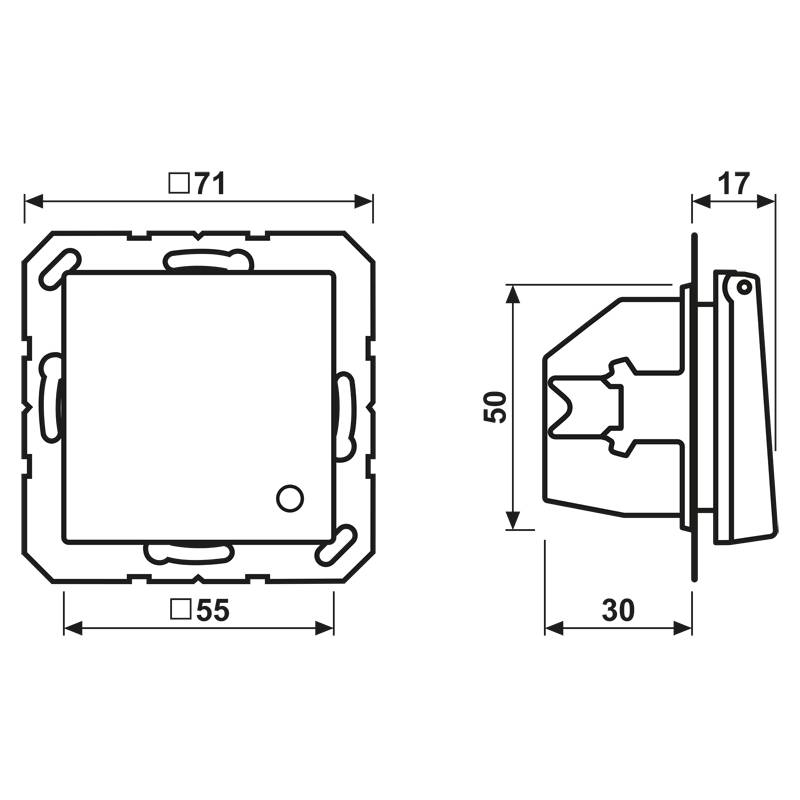 Jung SCHUKO-Steckdose 16 A 250V ABAS 1520 KLKO O