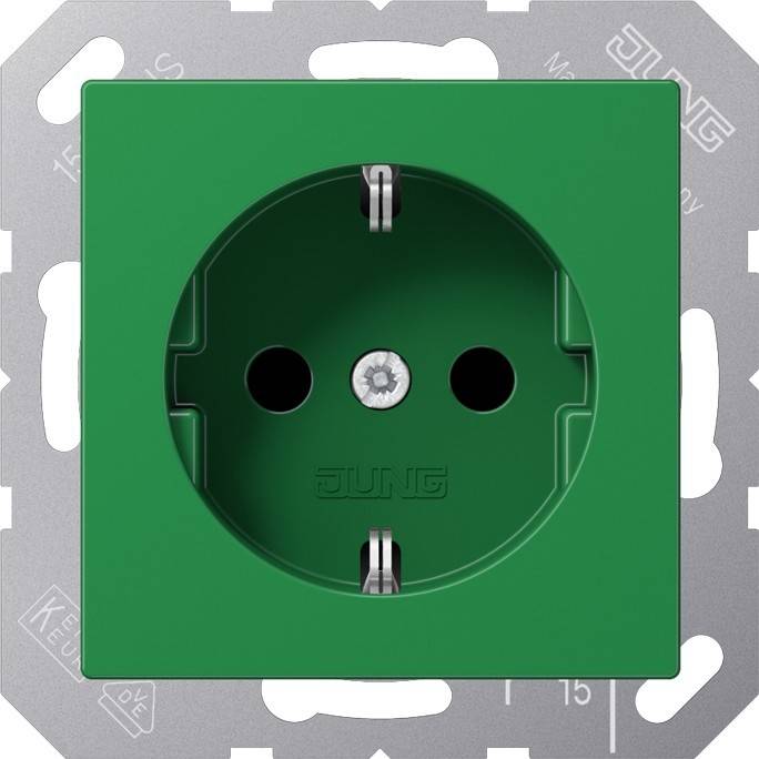 Jung SCHUKO-Steckdose 16A 250V ABA 1520 BF GN