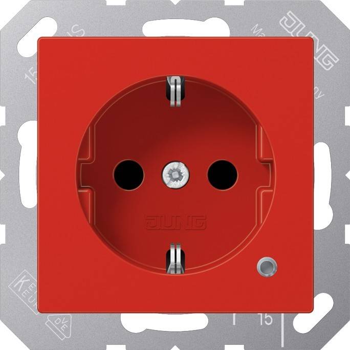 10 Stk. Jung SCHUKO-Steckdose 16A 250V ABA 1520 BFKO RT