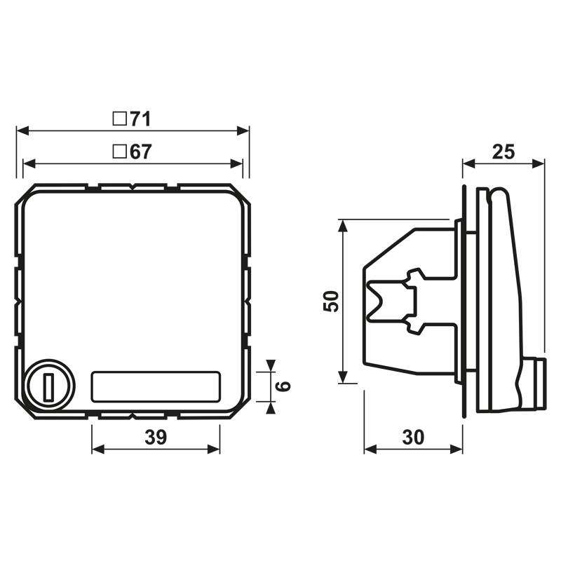 Jung SCHUKO-Steckdose 16A 250V CD 1520 NAKLSL